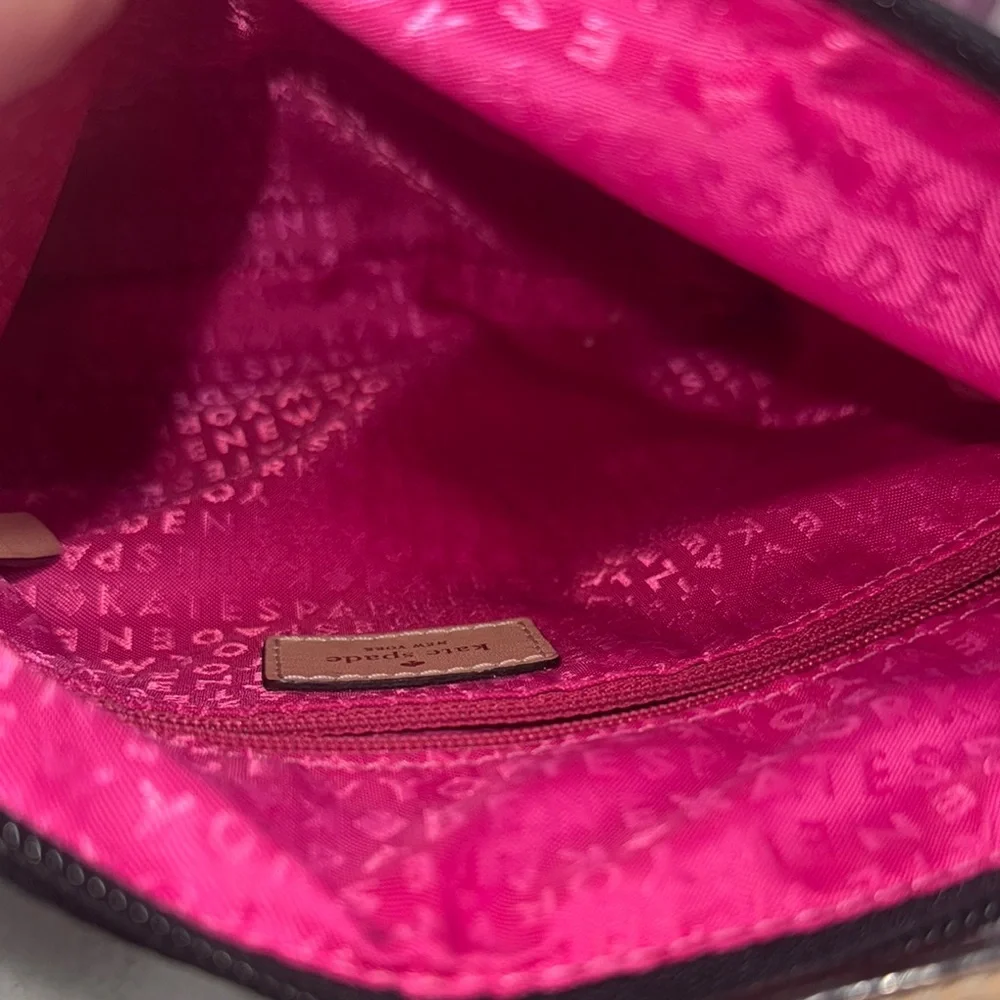 Kate Spade Black and Tan Nylon Crossbody Bag - Picture 6 of 7